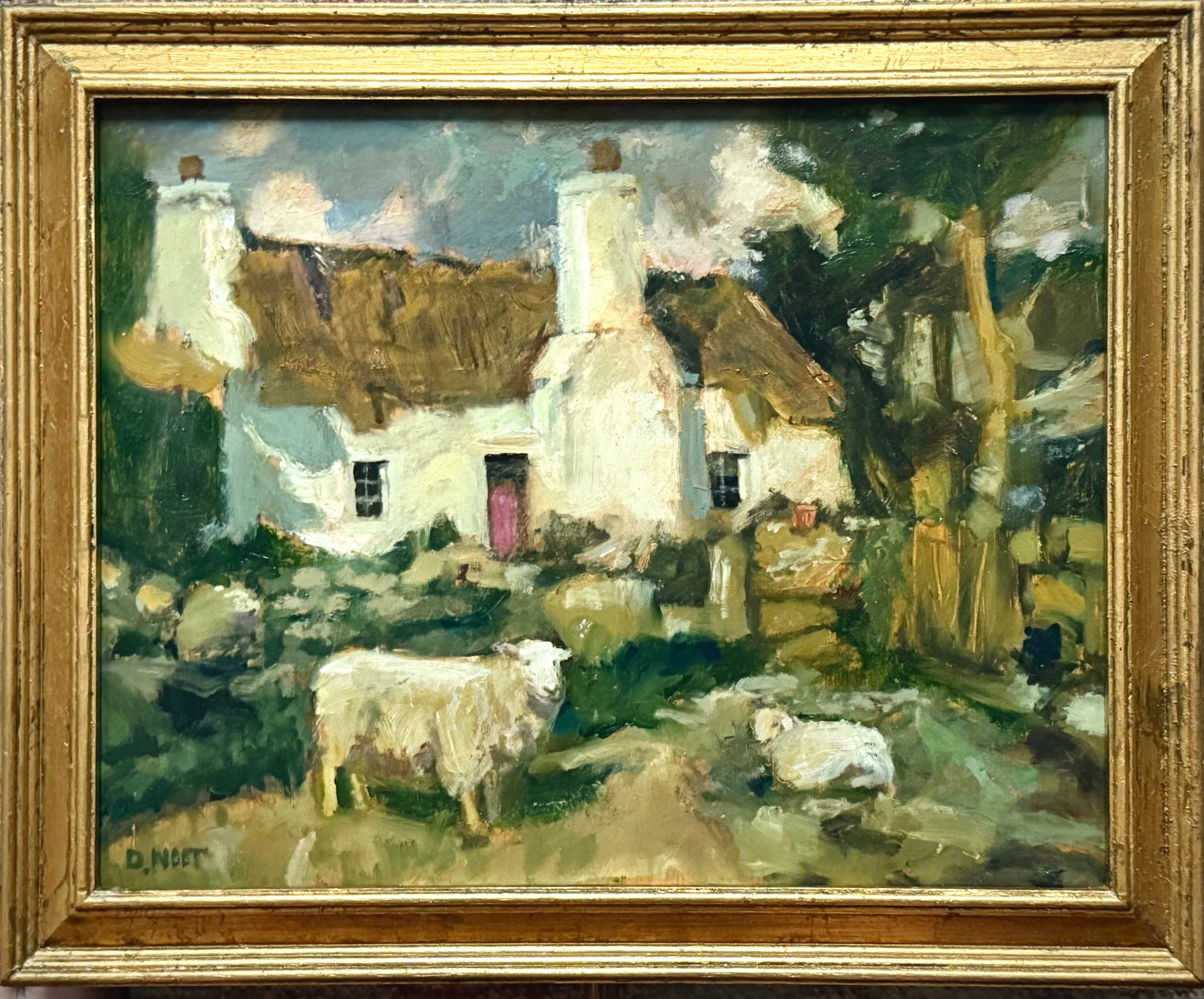 Sheep by Pink Door Cottage