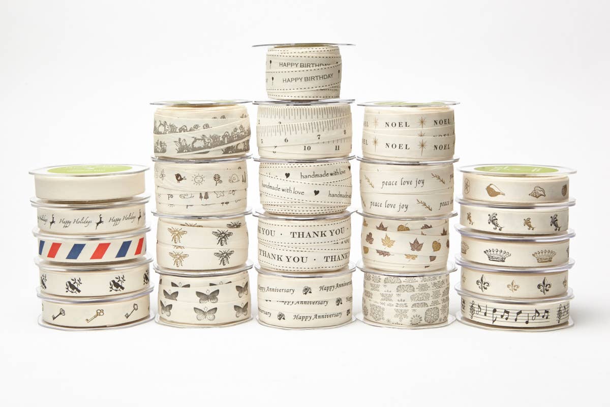 Peace Love Joy Ribbon Spool