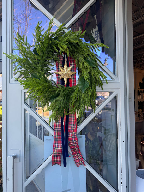 Christmas Tartan Wreath