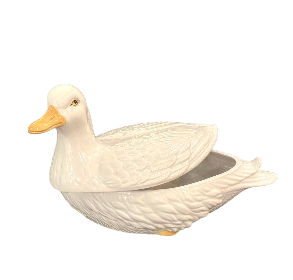 Goose Porcelain Soup Tureen
