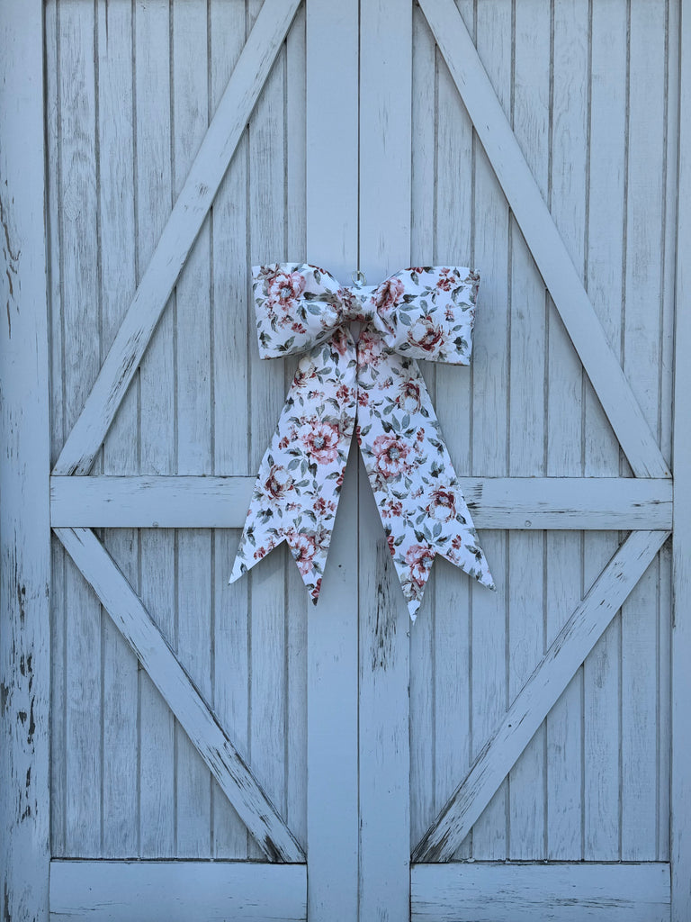White Vintage American Floral