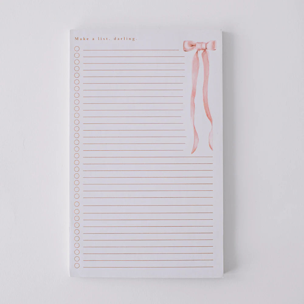 Make a List Darling Notepad