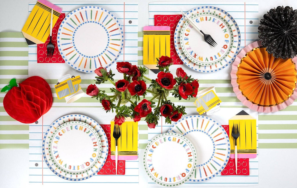 Pencil Dinner Plates