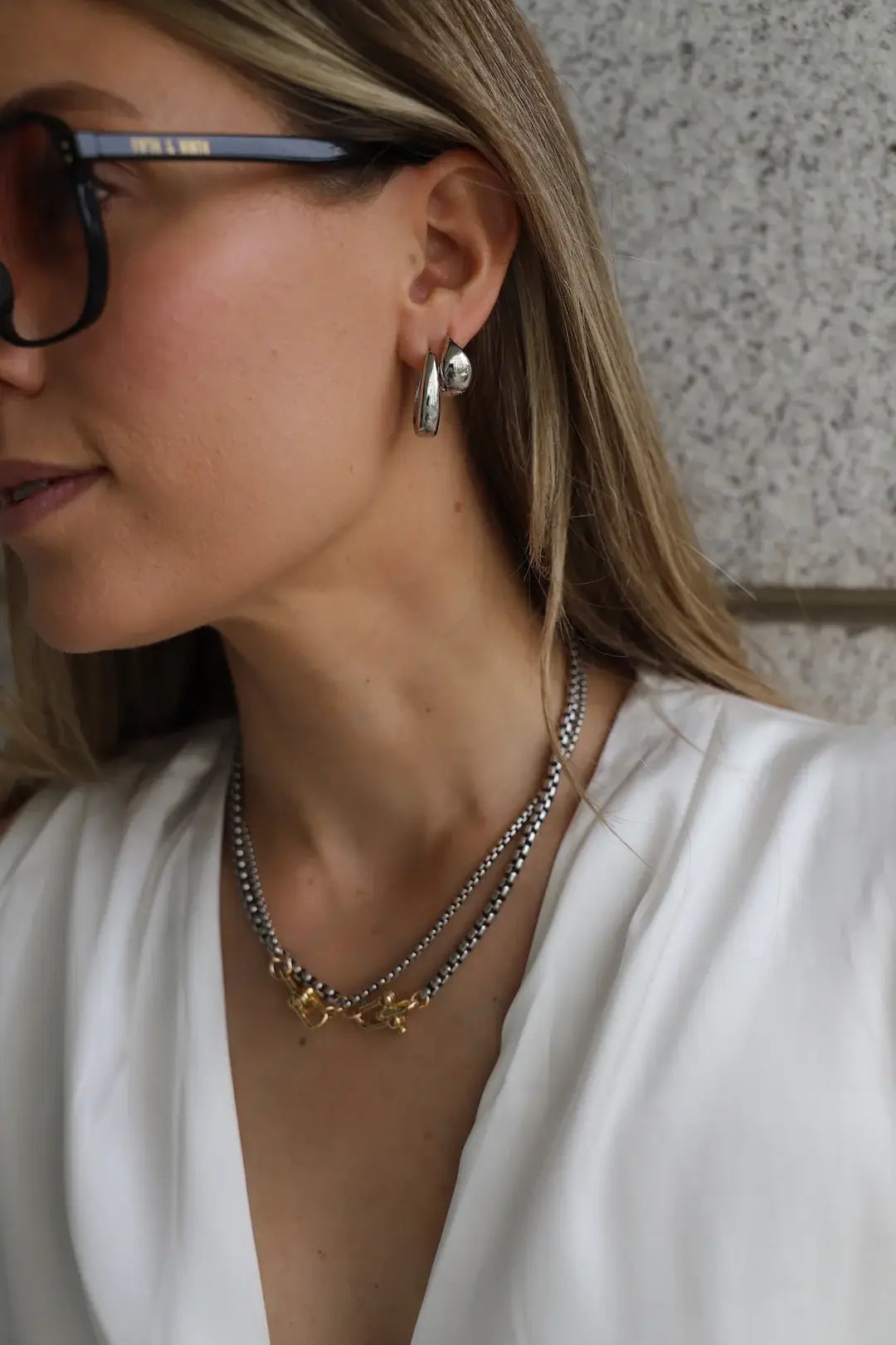 Nova Round Box Chain Necklace