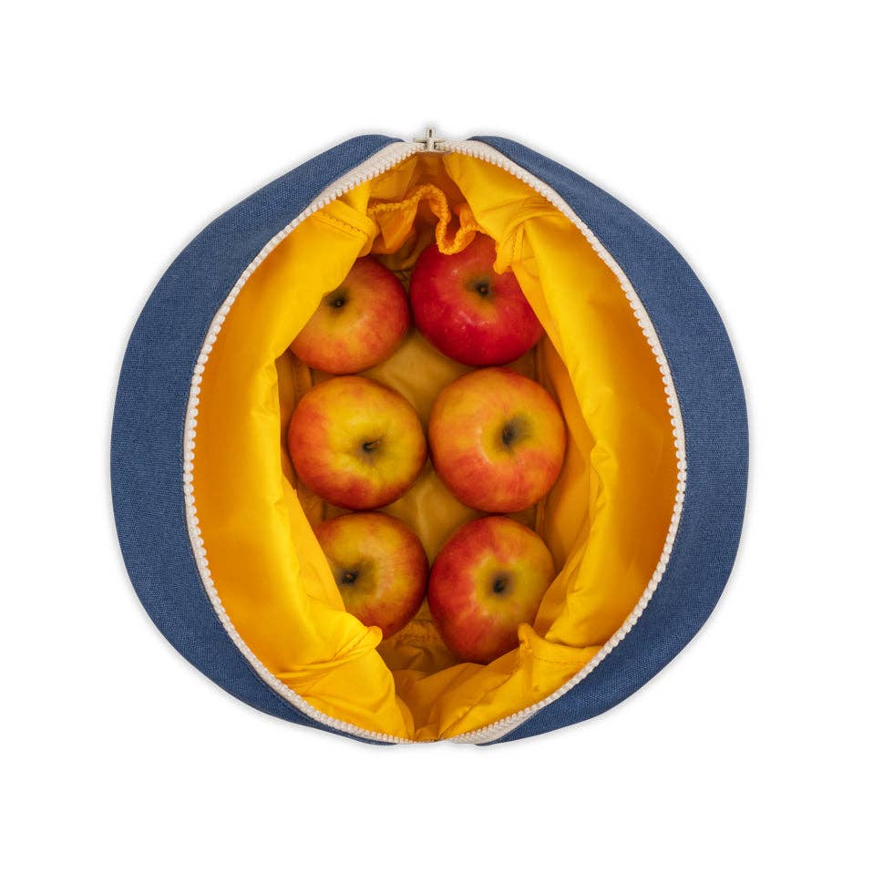 Two Tone Citrus Sky Zipper Lunch Bag