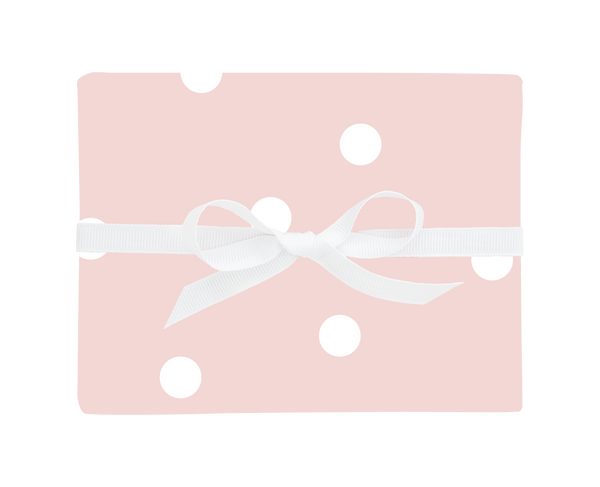 Gift Wrap Roll, Pink Polka Dot