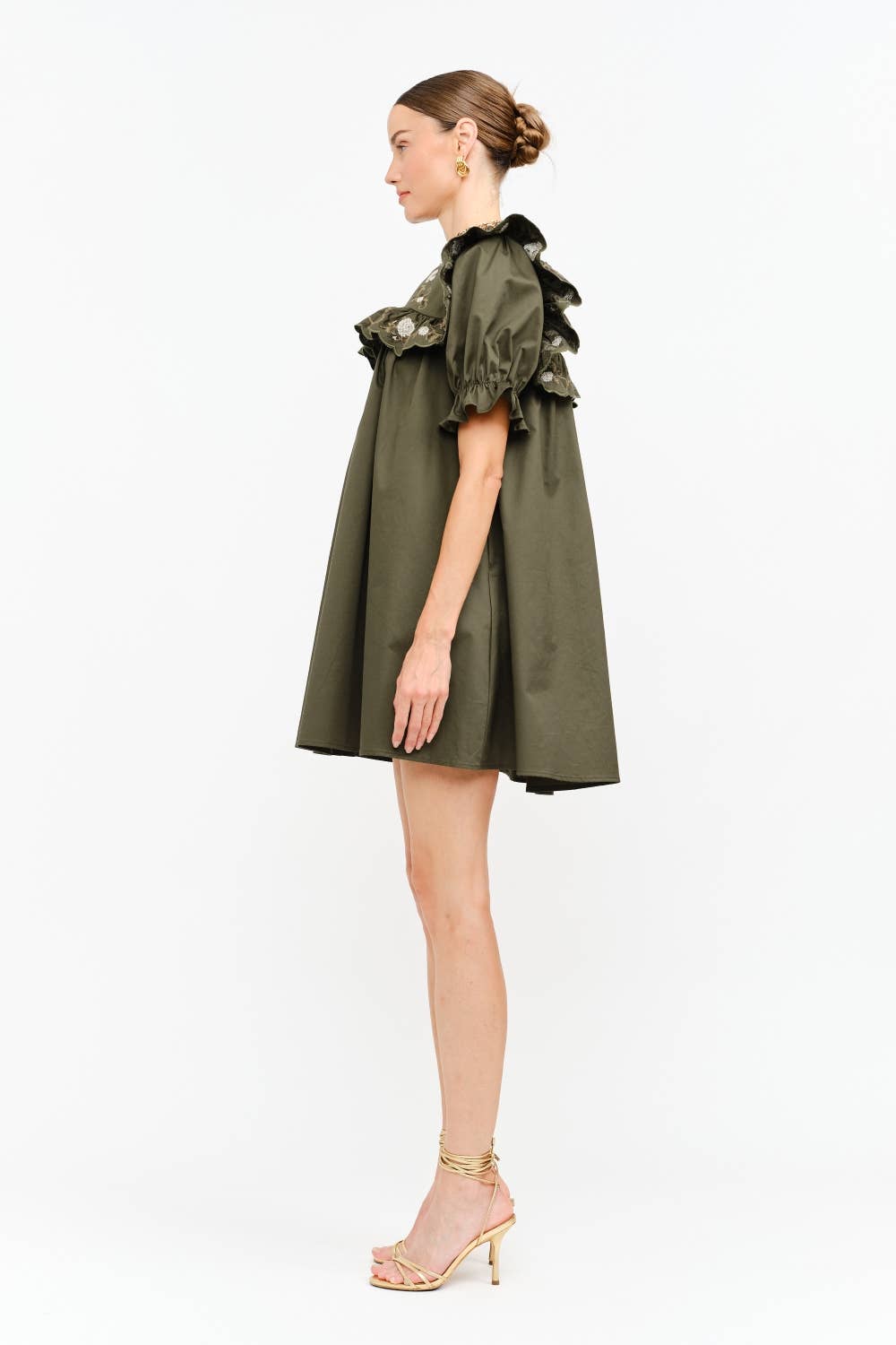 Sera Olive Dress