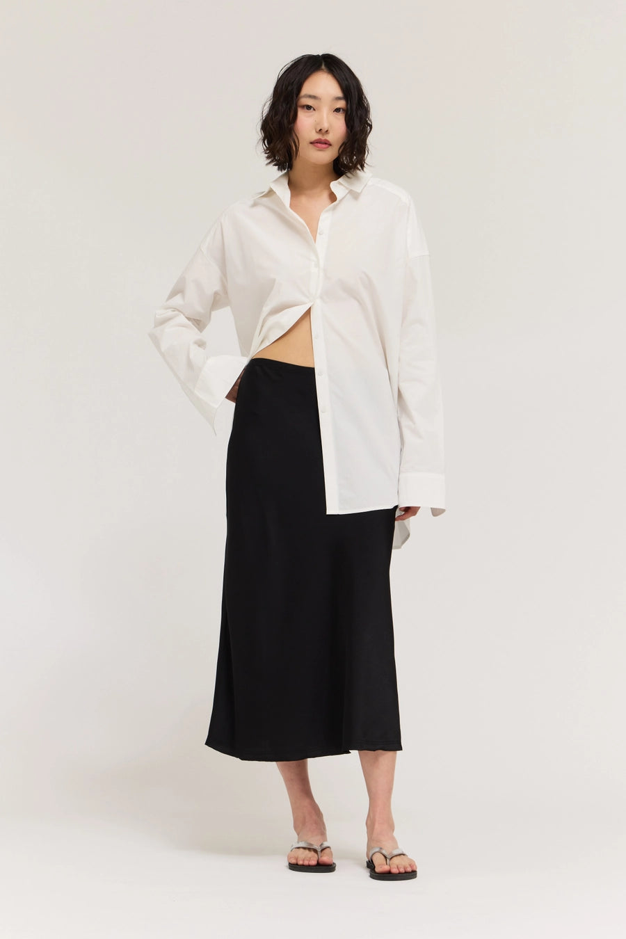 Satin Mermaid Fit Skirt