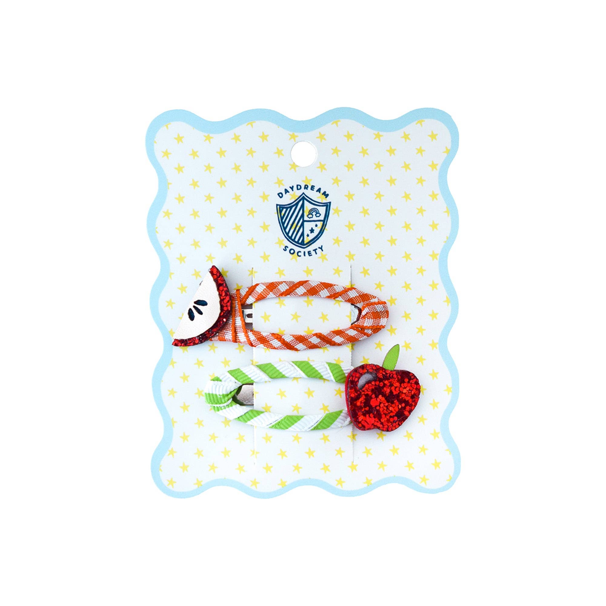 Smarty Pants Apple Hair Clip