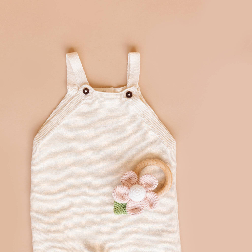 Pink Flower Teether