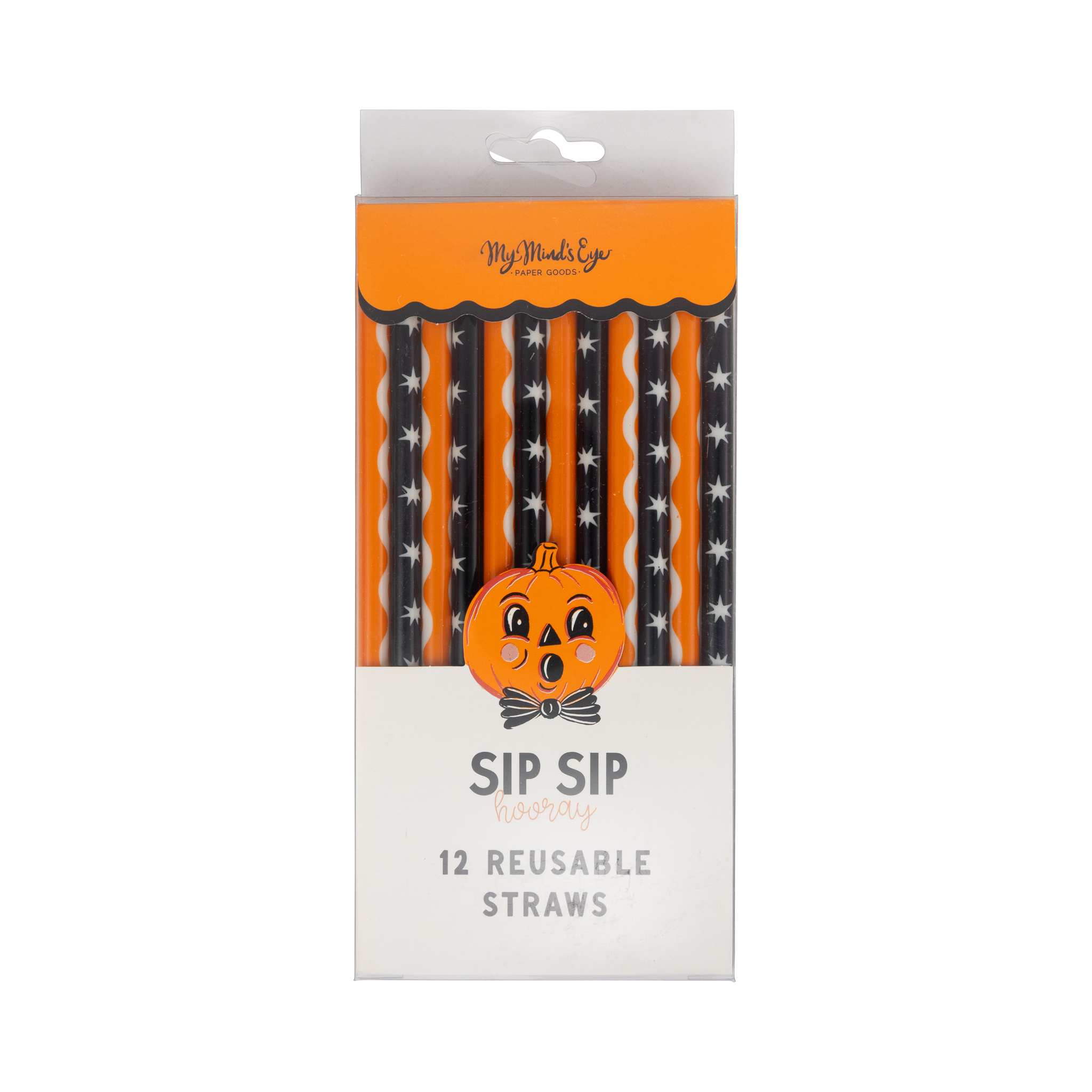 Vintage Ric Rac and Stars Reuseable Straws