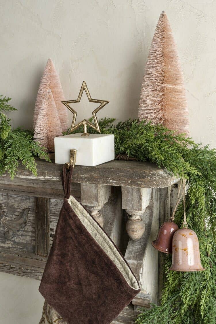 Star Marble Stocking Holder