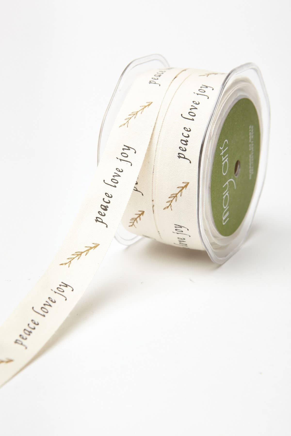 Peace Love Joy Ribbon Spool