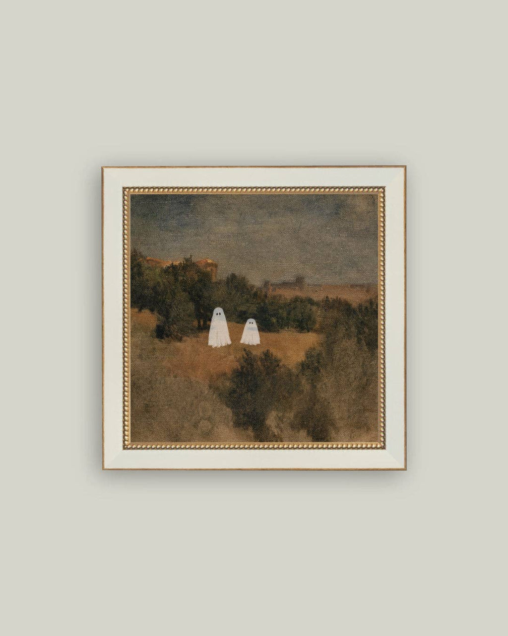 Haunted Desert Framed Antique Art