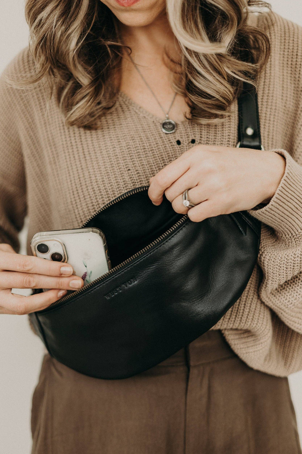 Leather Sling Bag