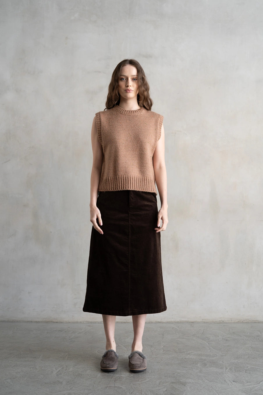 Crew Neck Sweater Vest
