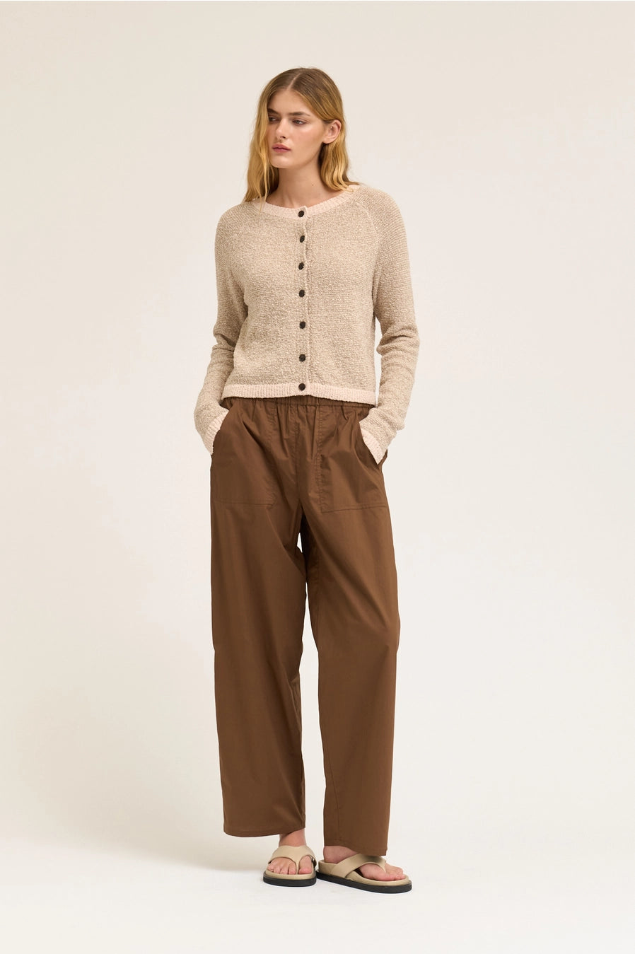 Poplin Cotton Loose Fit Pants