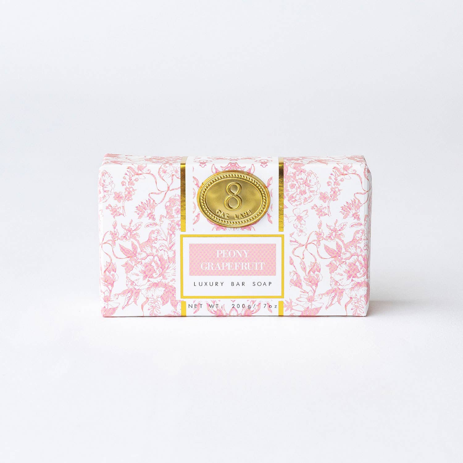 Peony Grapefruit Wrapped Bar Soap
