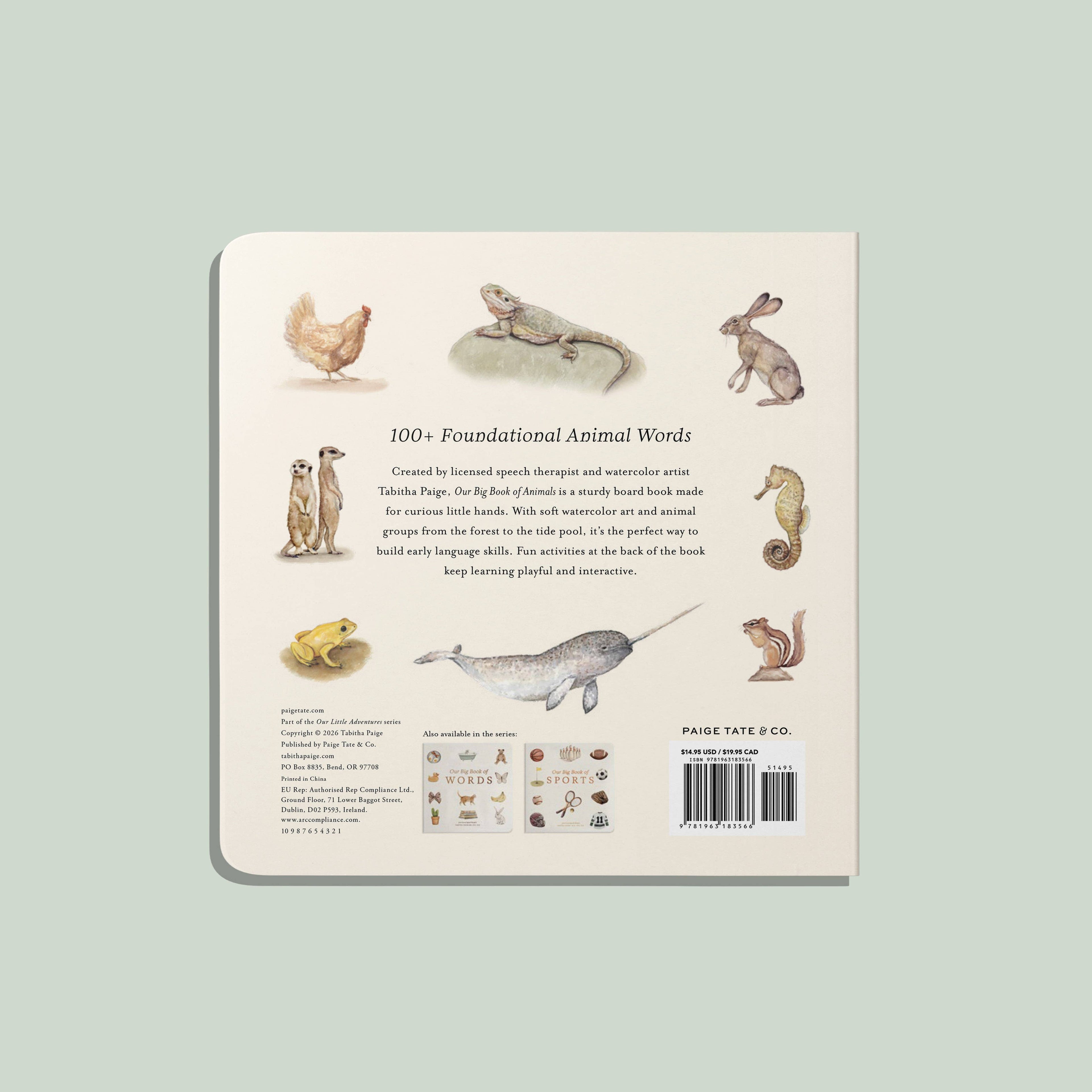 Our Big Book of Animals Board Book