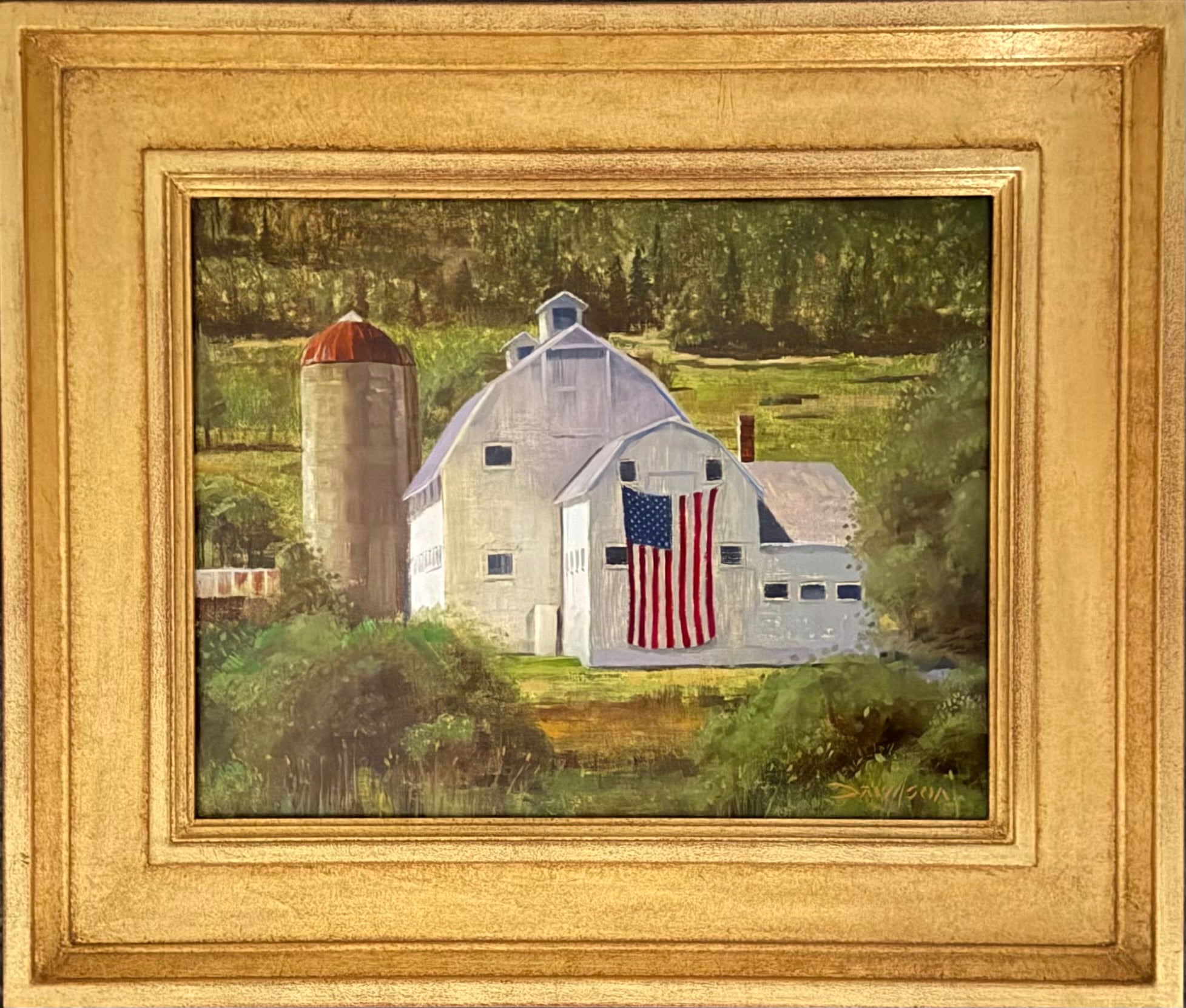 Park City McPolin Barn with Flag