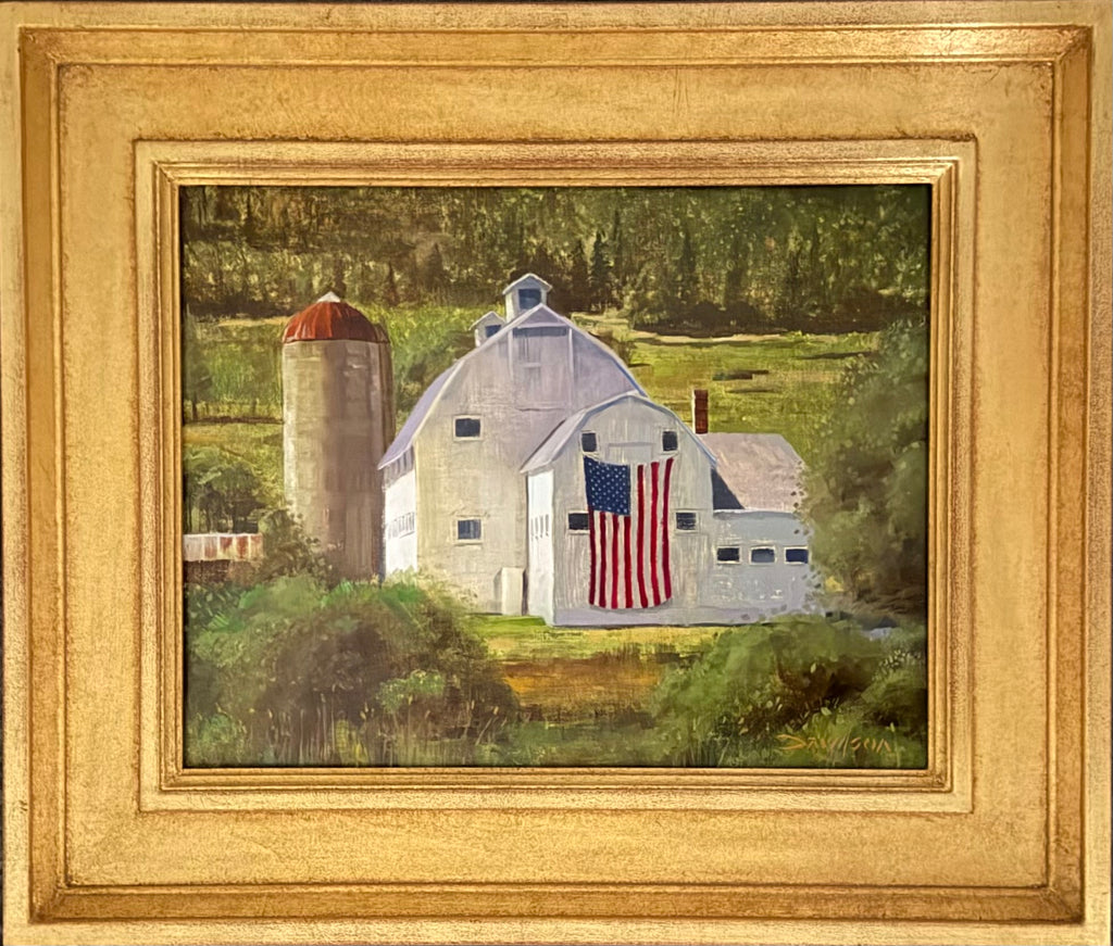 Park City McPolin Barn with Flag