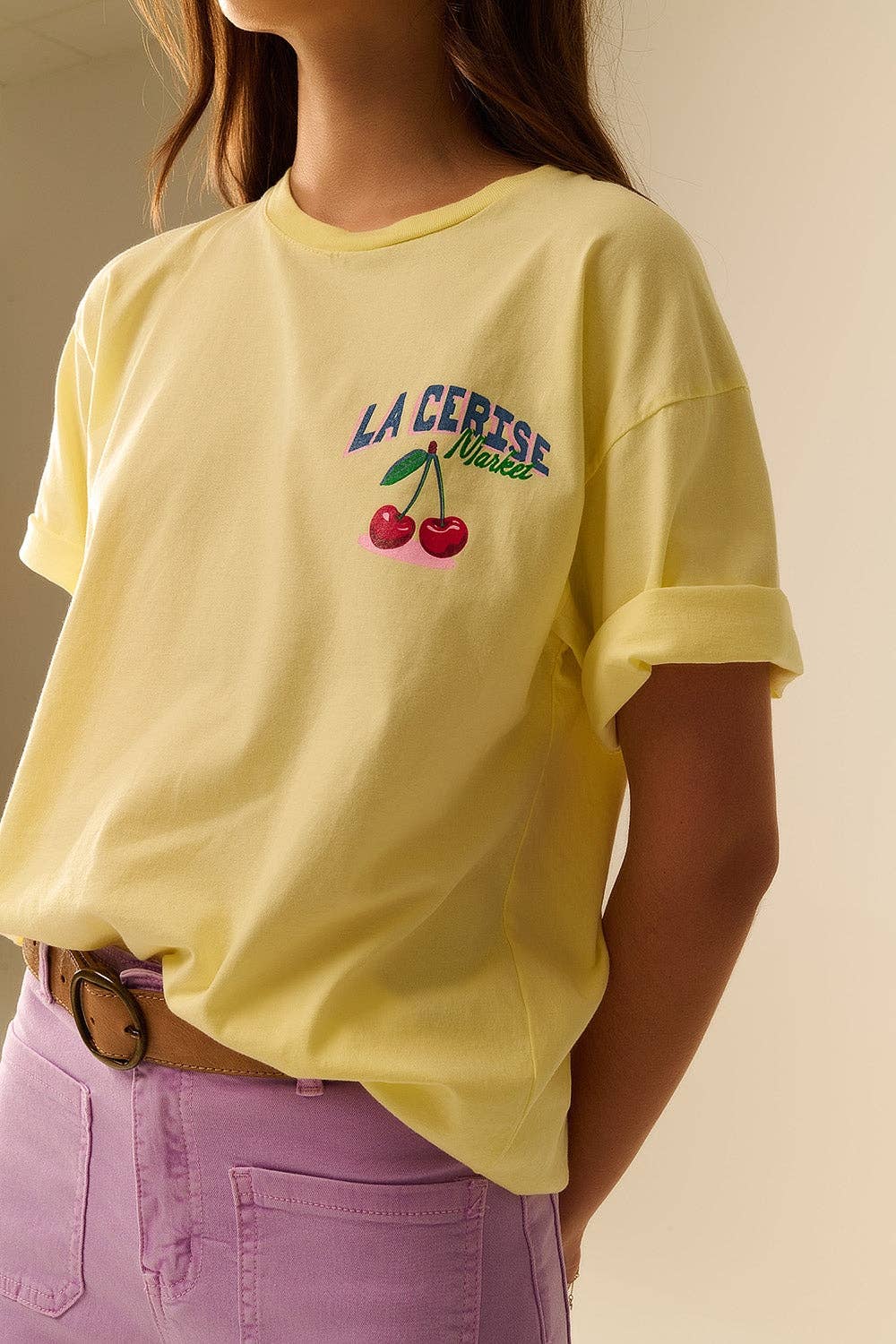 La Cerise Market Yellow Tee