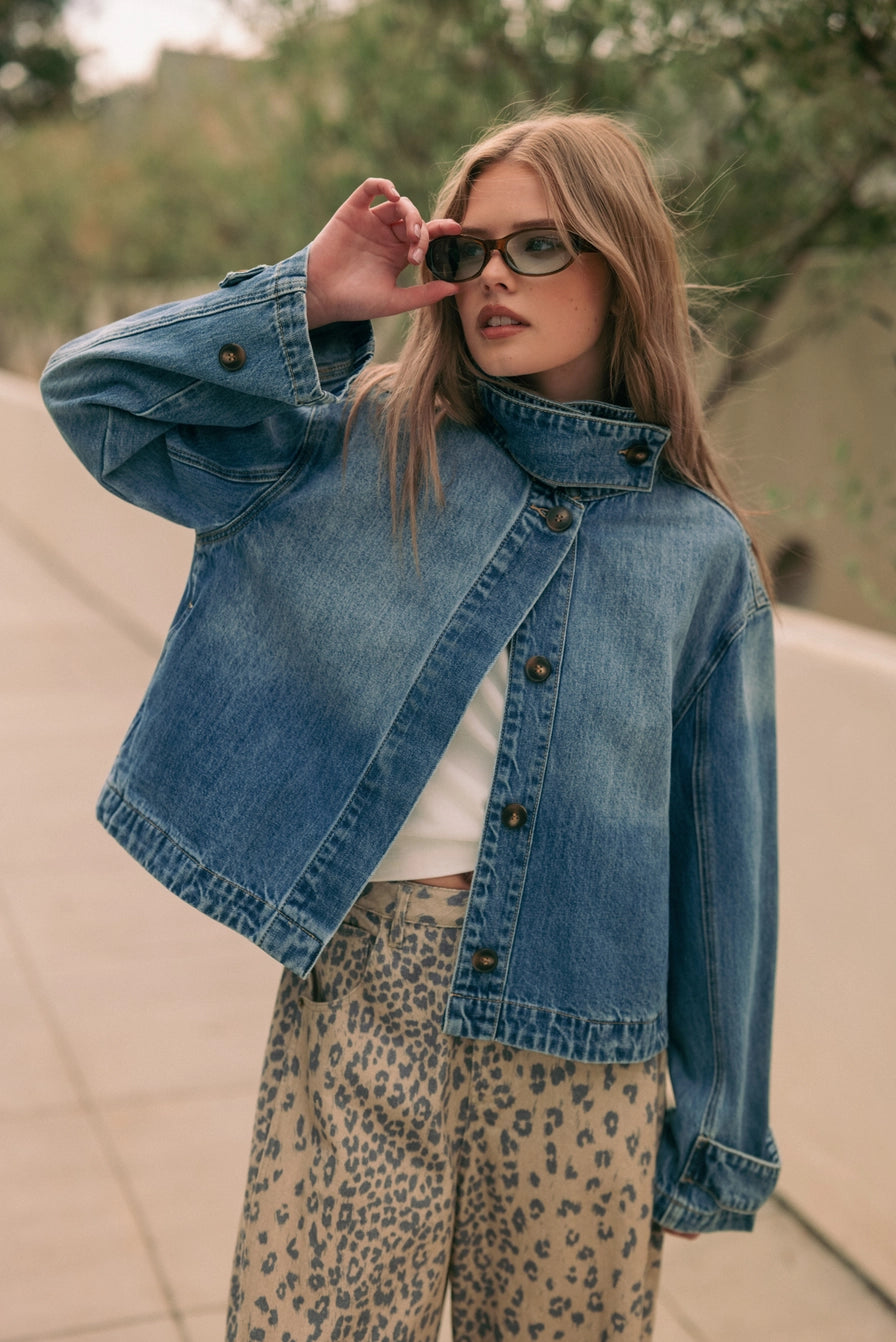 Shirt Styled Denim Jacket