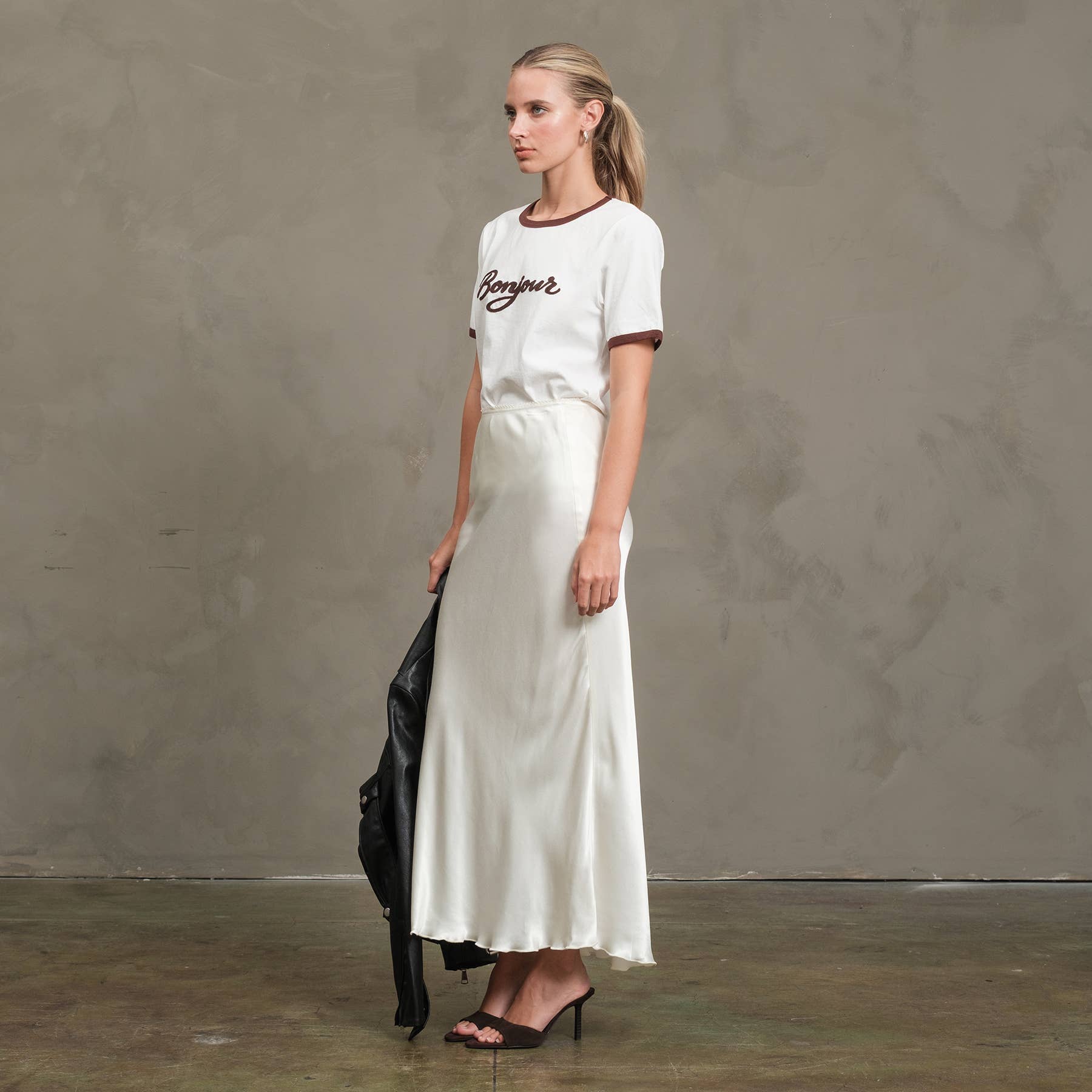 Bonjour Contrast Ringer Tee