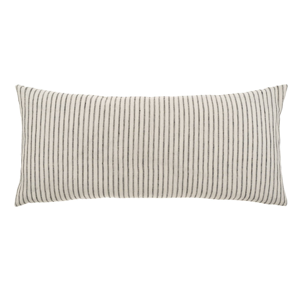 13x21 Ticking Stripe Linen Pillow