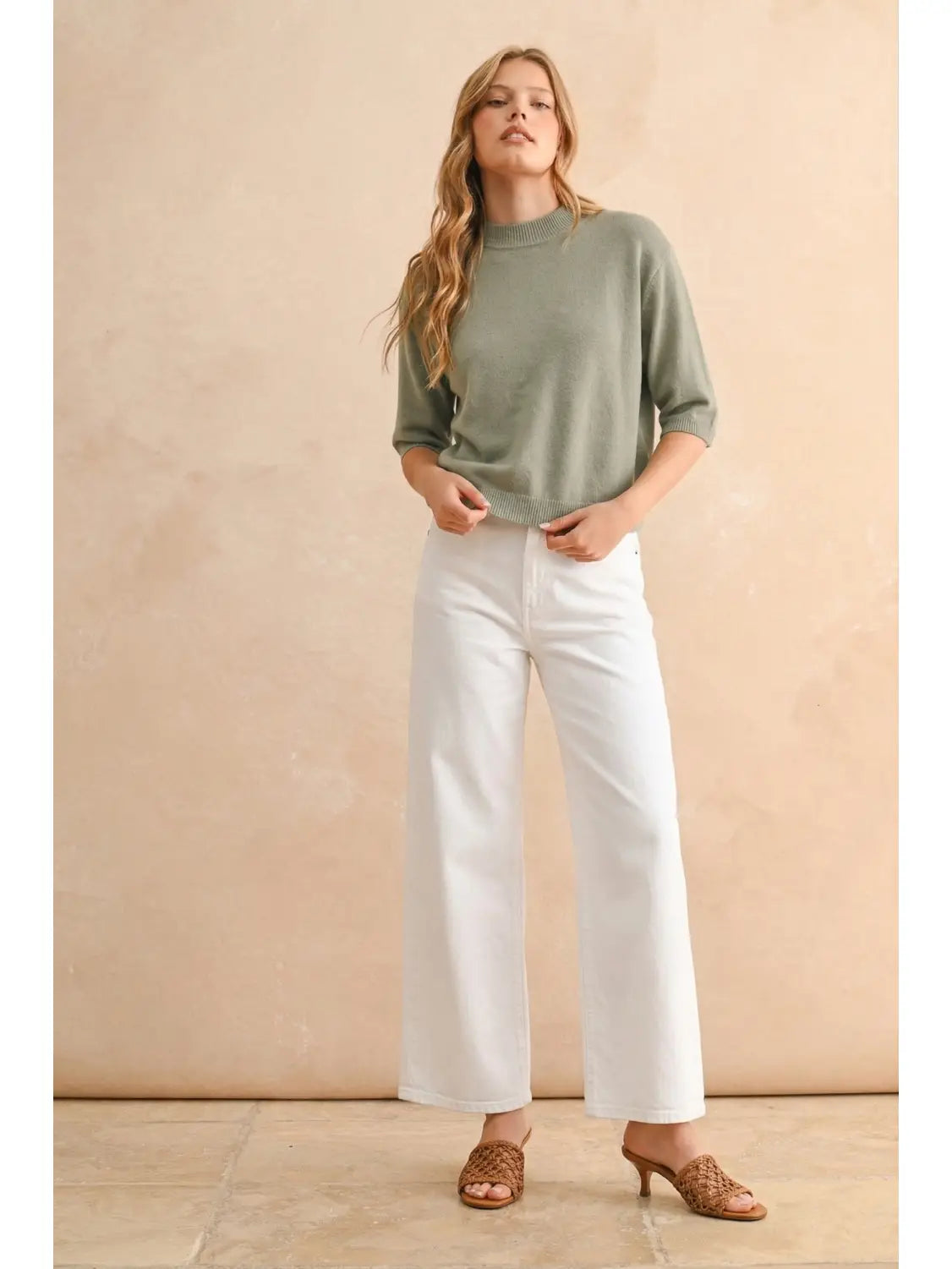 Short Sleeve Sweater Top