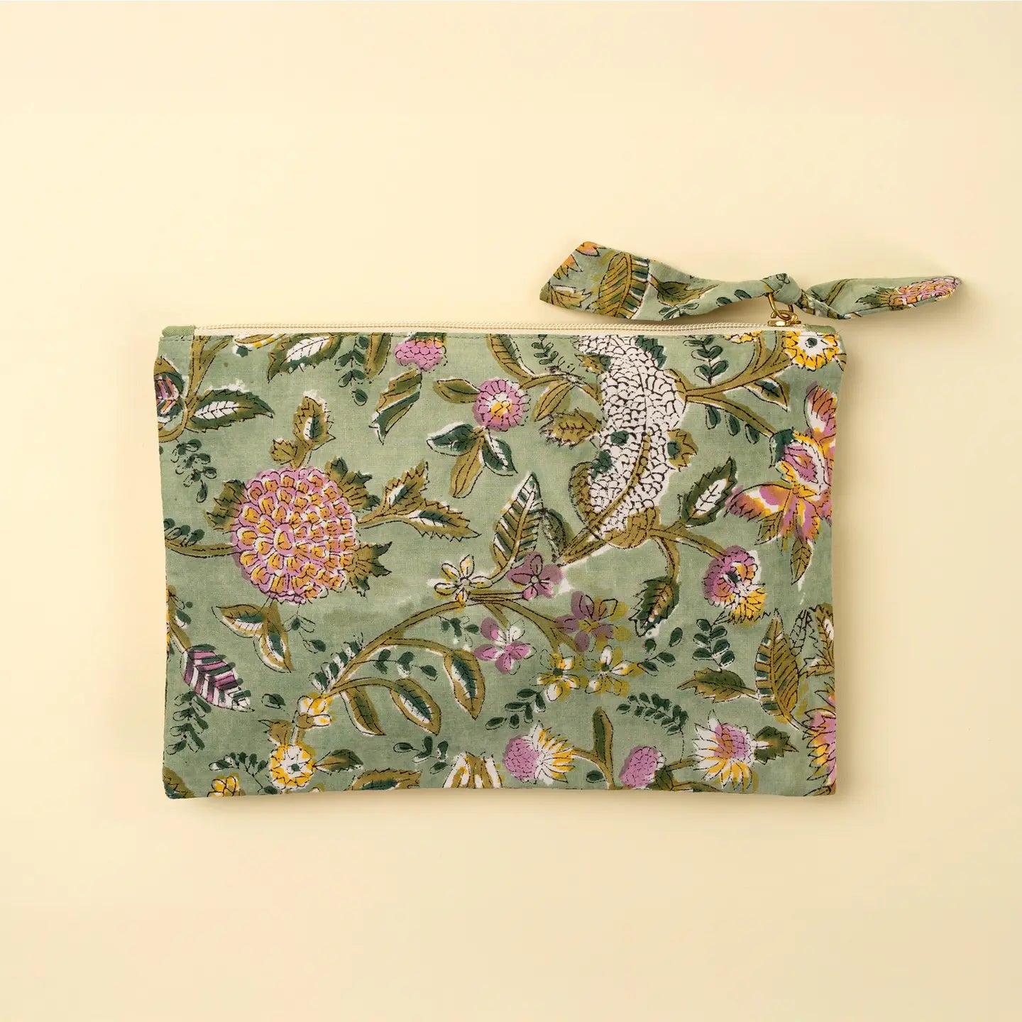 Block Print Pouch
