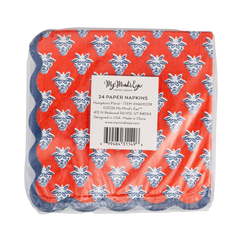 Floral Paper Cocktail Napkins