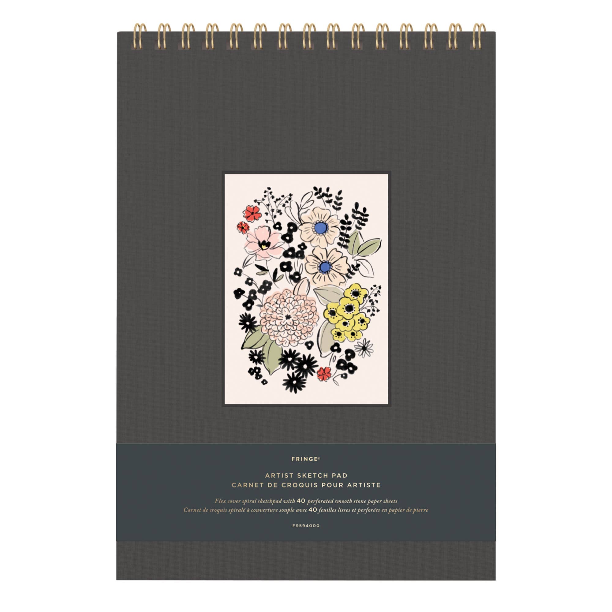 French Market Spiral Sketchbook