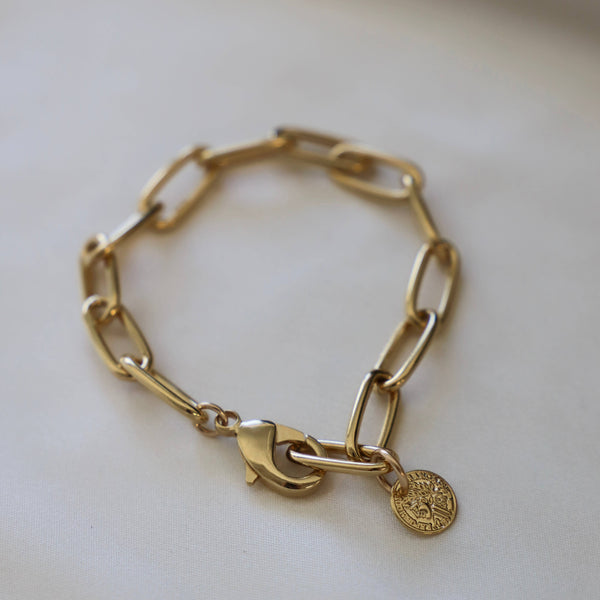 DAVID OVAL CHAIN BRACELET