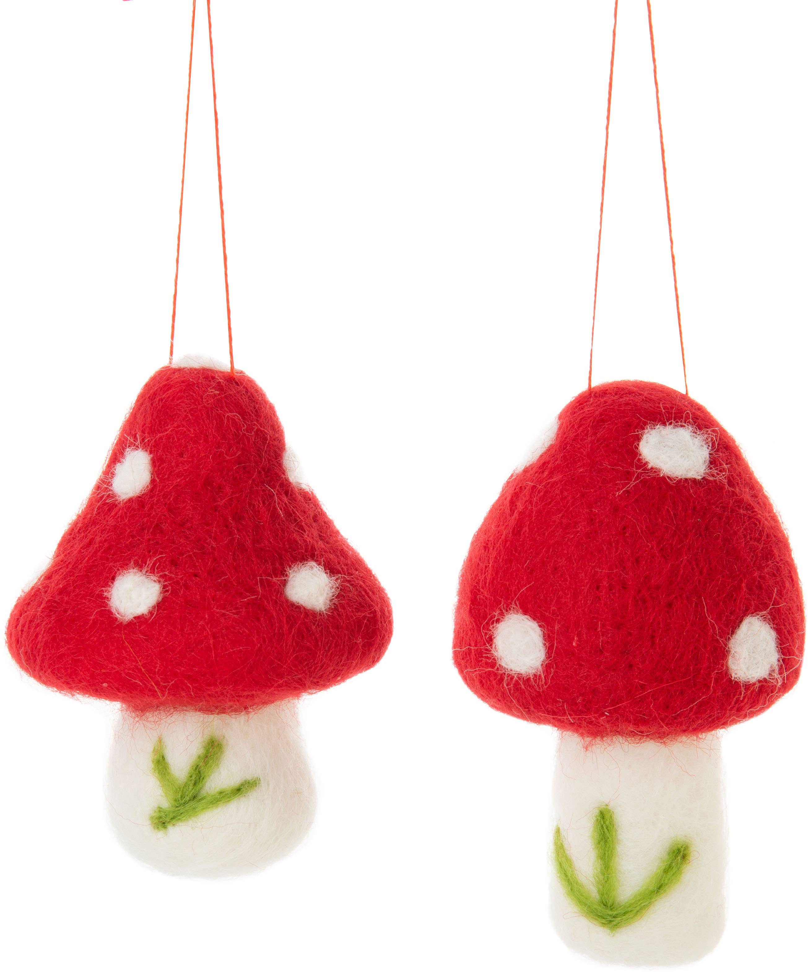 Felt Mushroom Ornament