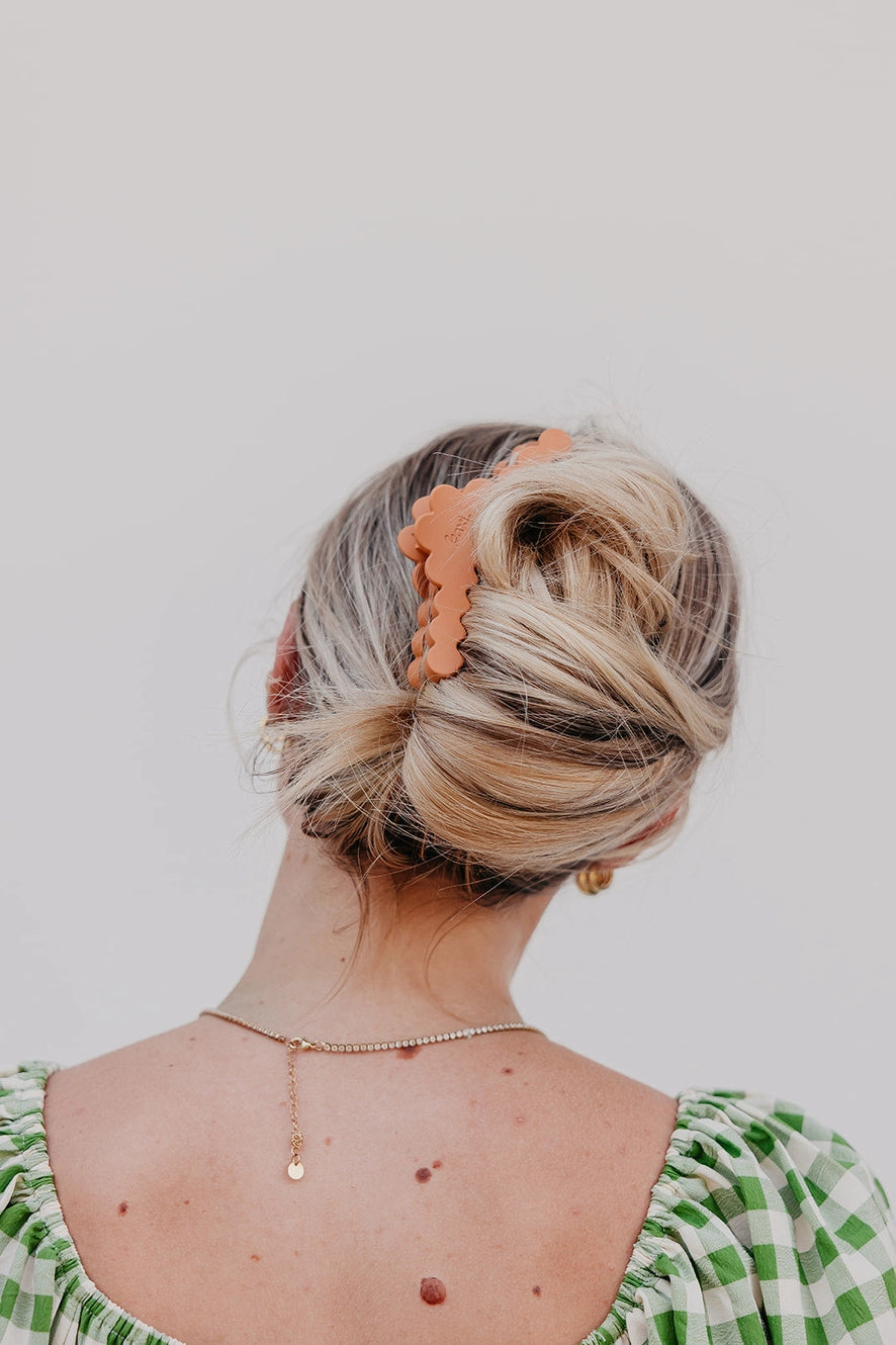 Kaxi Scalloped Midi Hold Everything Claw