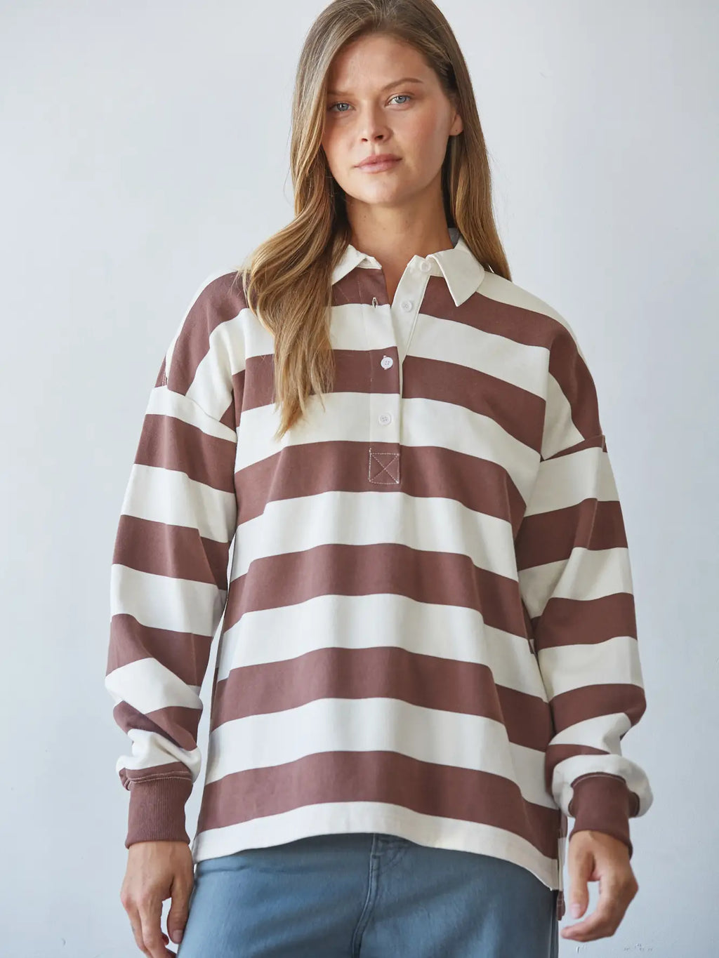 Striped Rugby Top