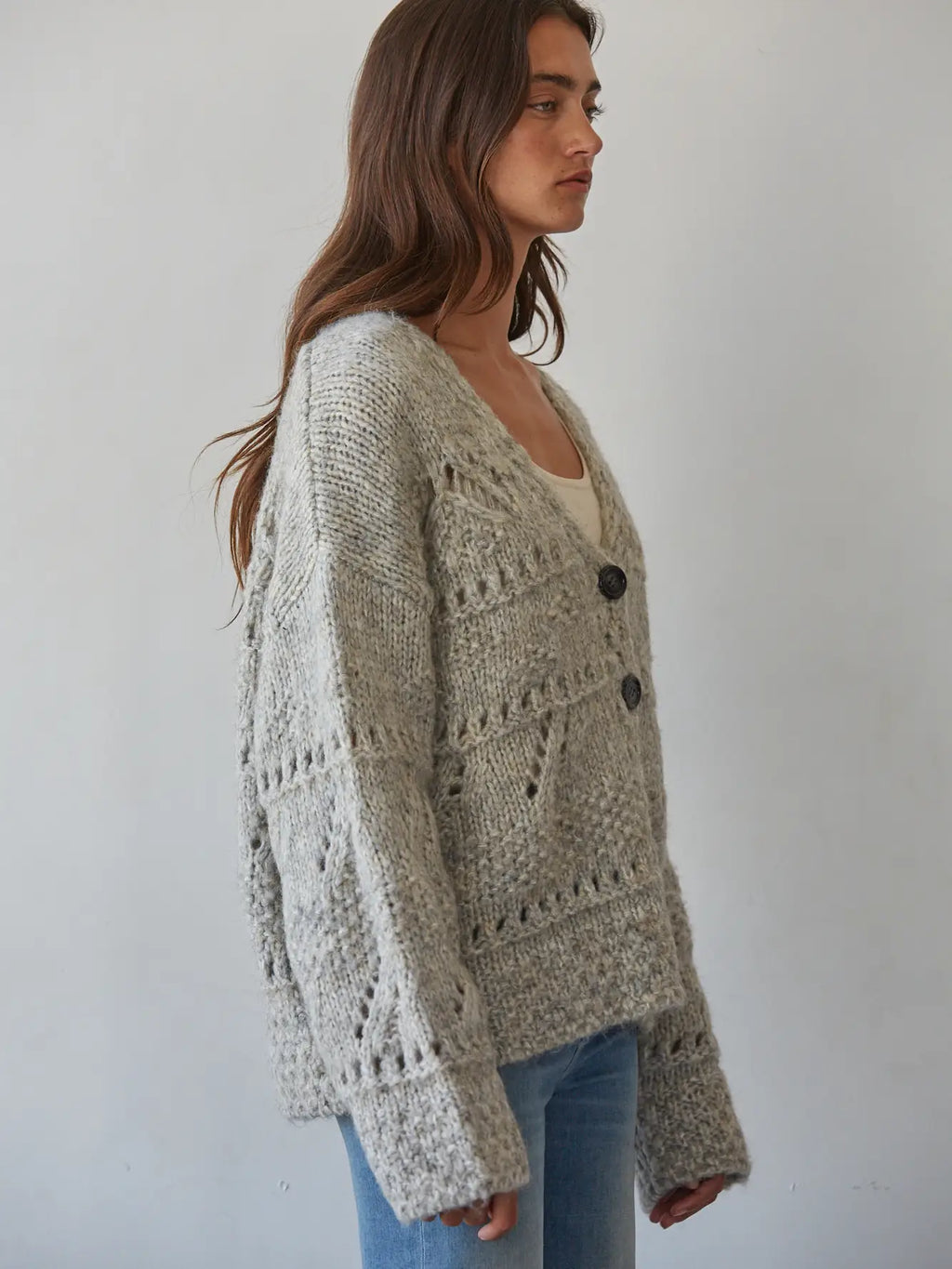 Buttondown Crochet Cardigan