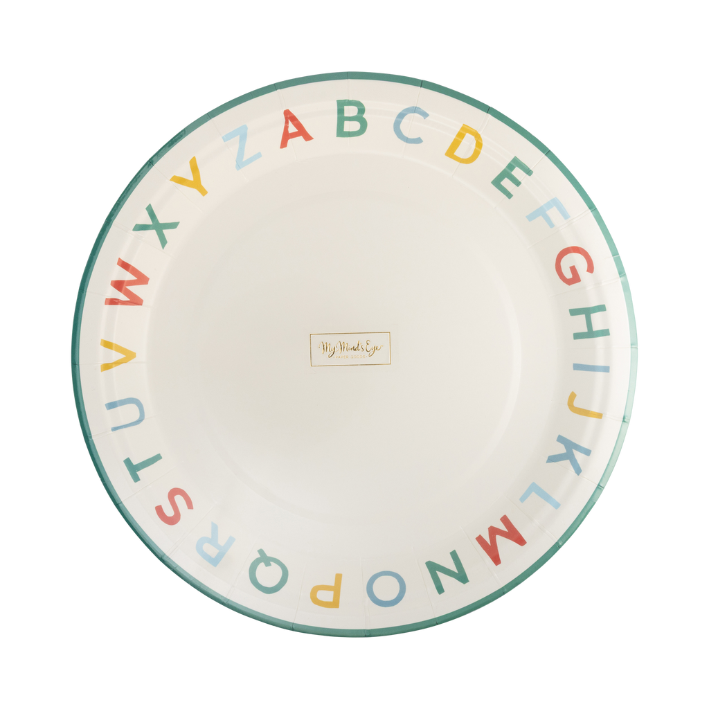 Alphabet Plates