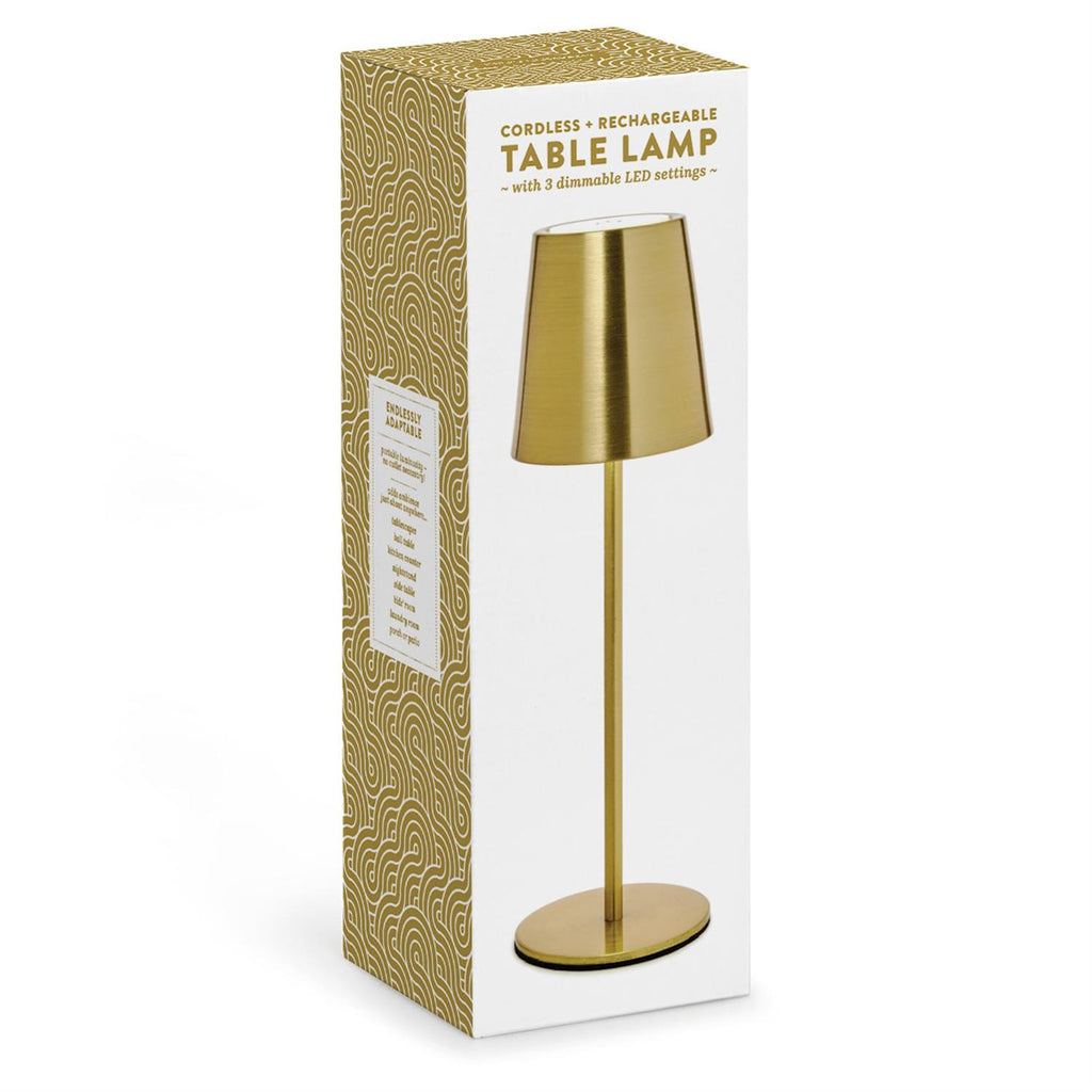 LED Gold Metallic Mini Table Lamp
