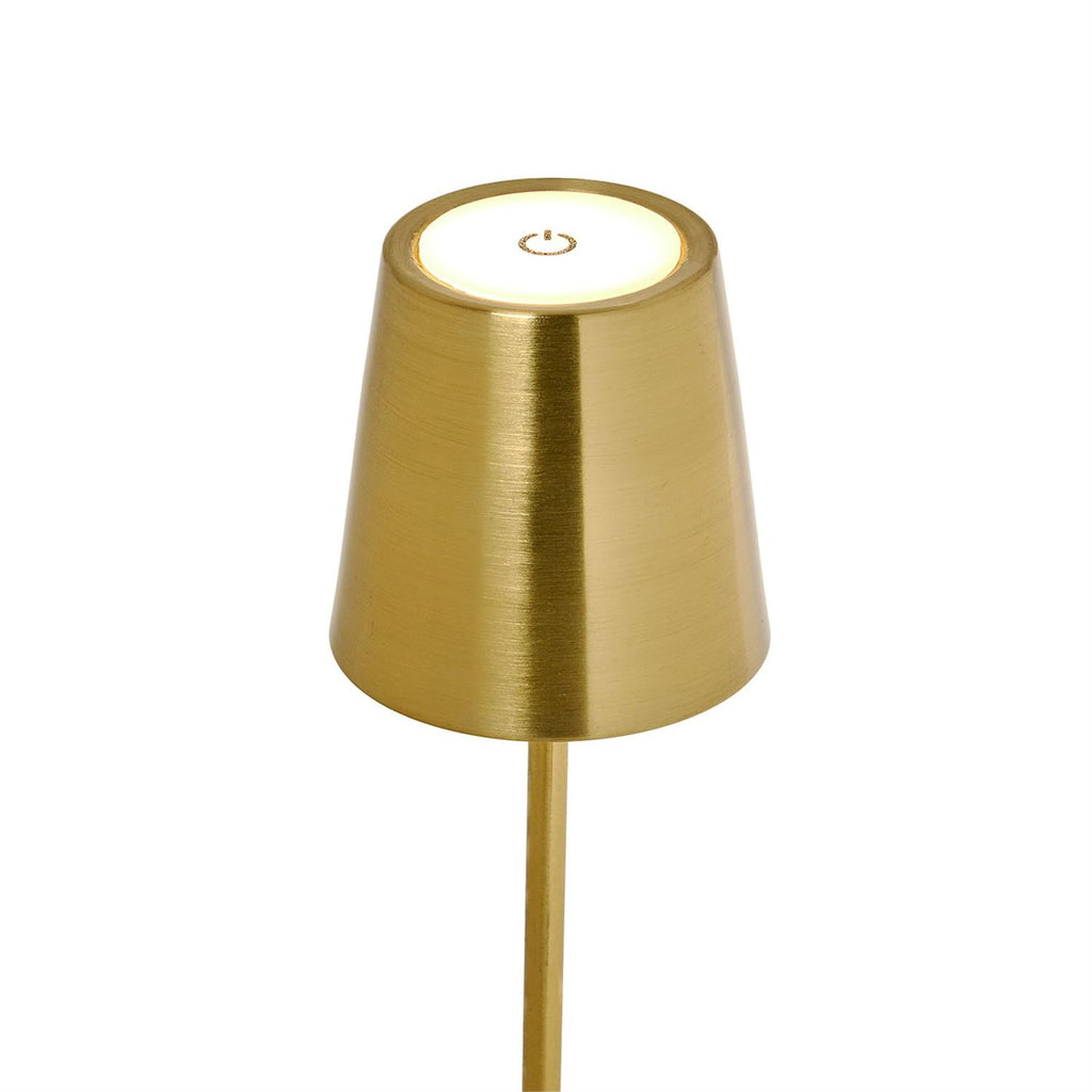 LED Gold Metallic Mini Table Lamp