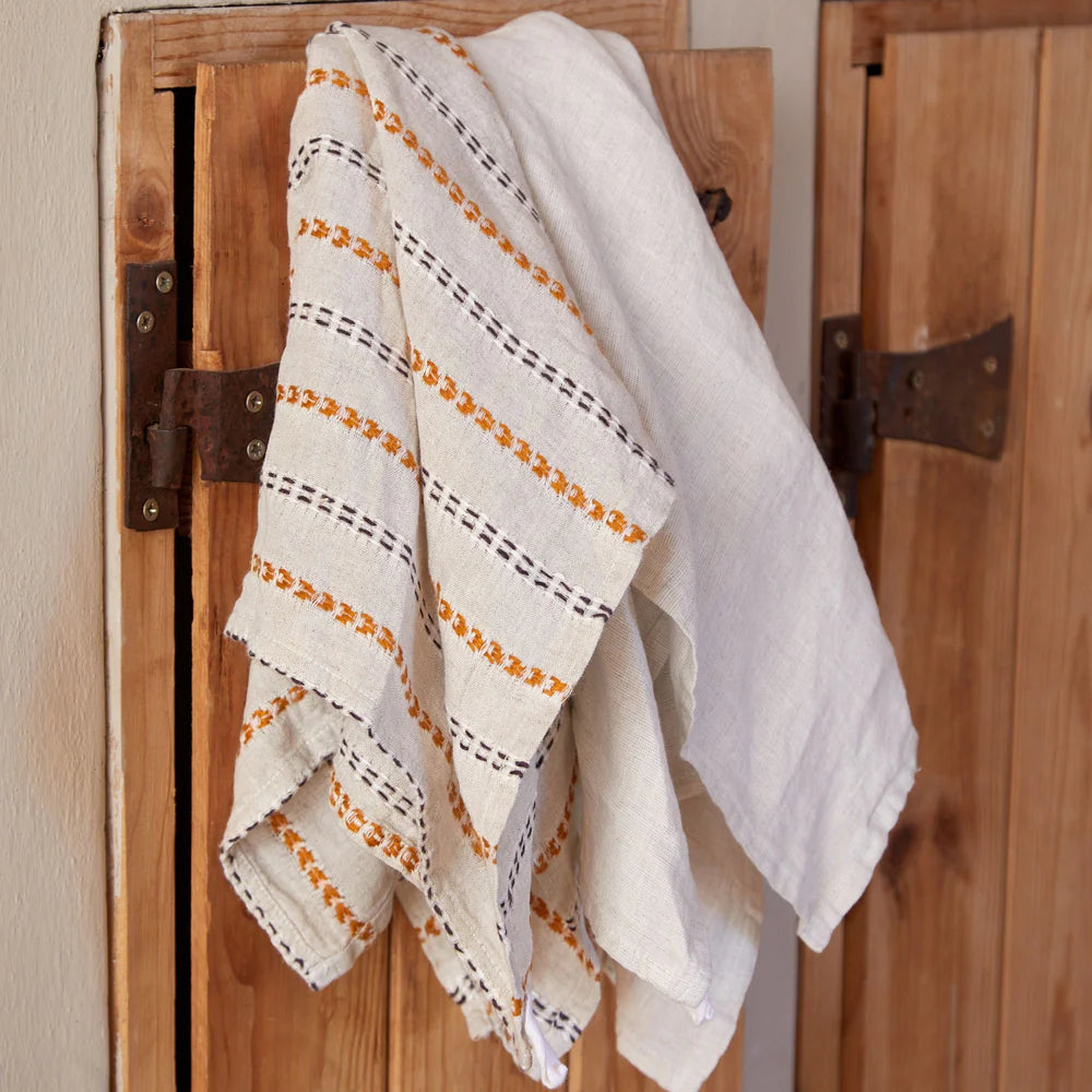 Carmela Linen Kitchen Towel