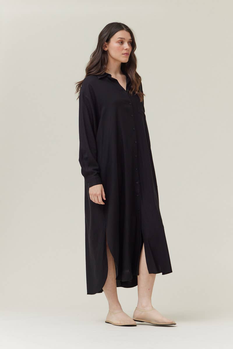 Maxi Shirt Dress