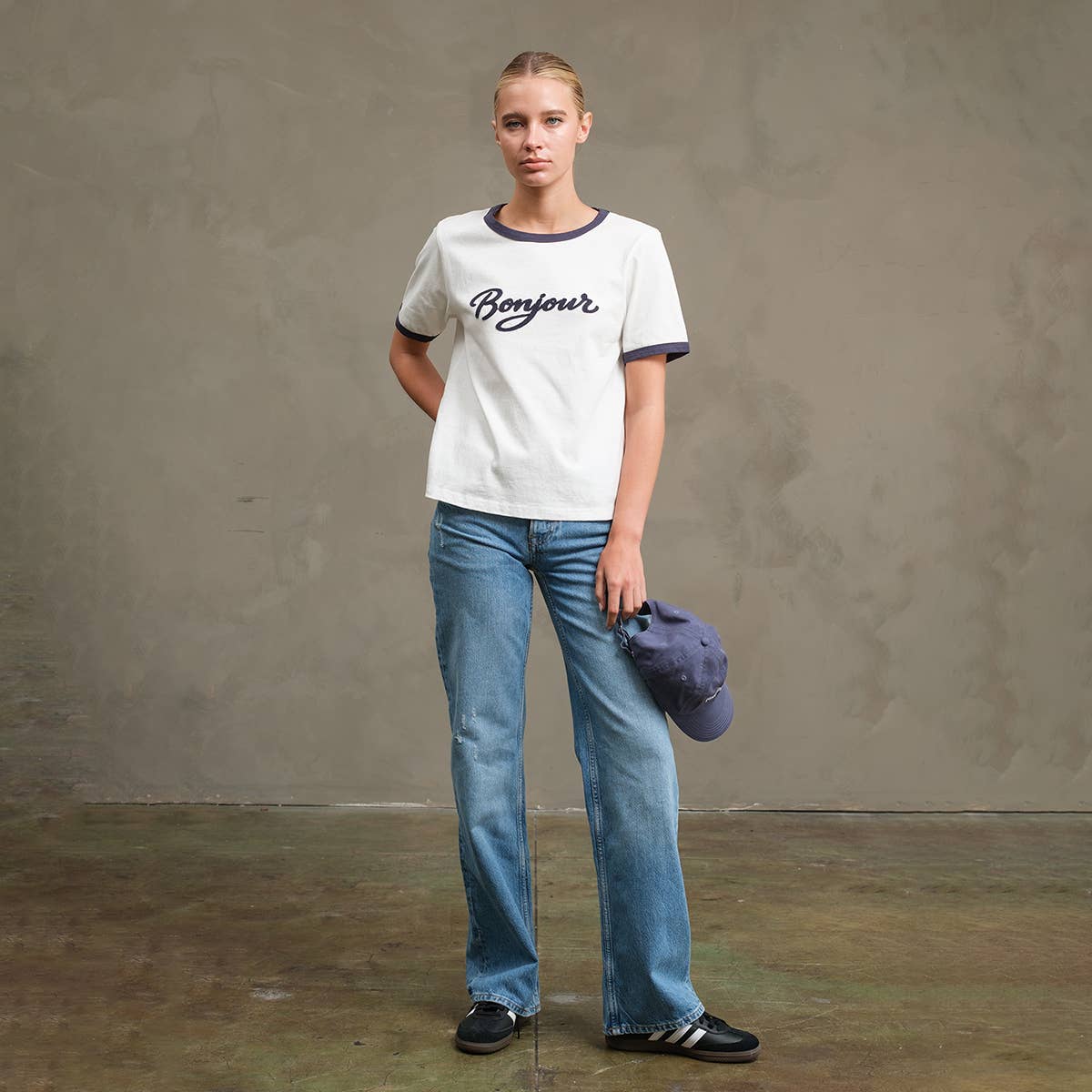 Bonjour Contrast Ringer Tee