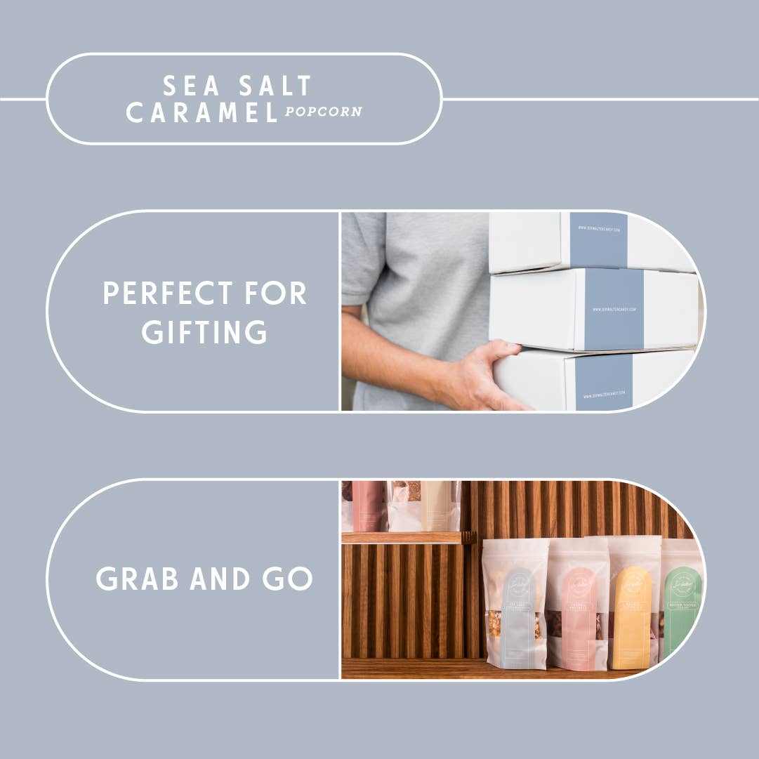 Artisanal Sea Salt Caramel Popcorn