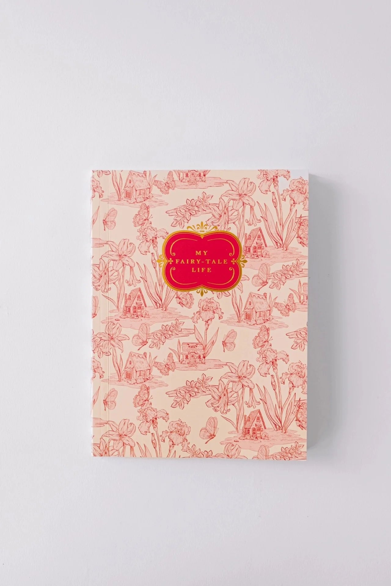Fairy House Toile Softcover Notebook