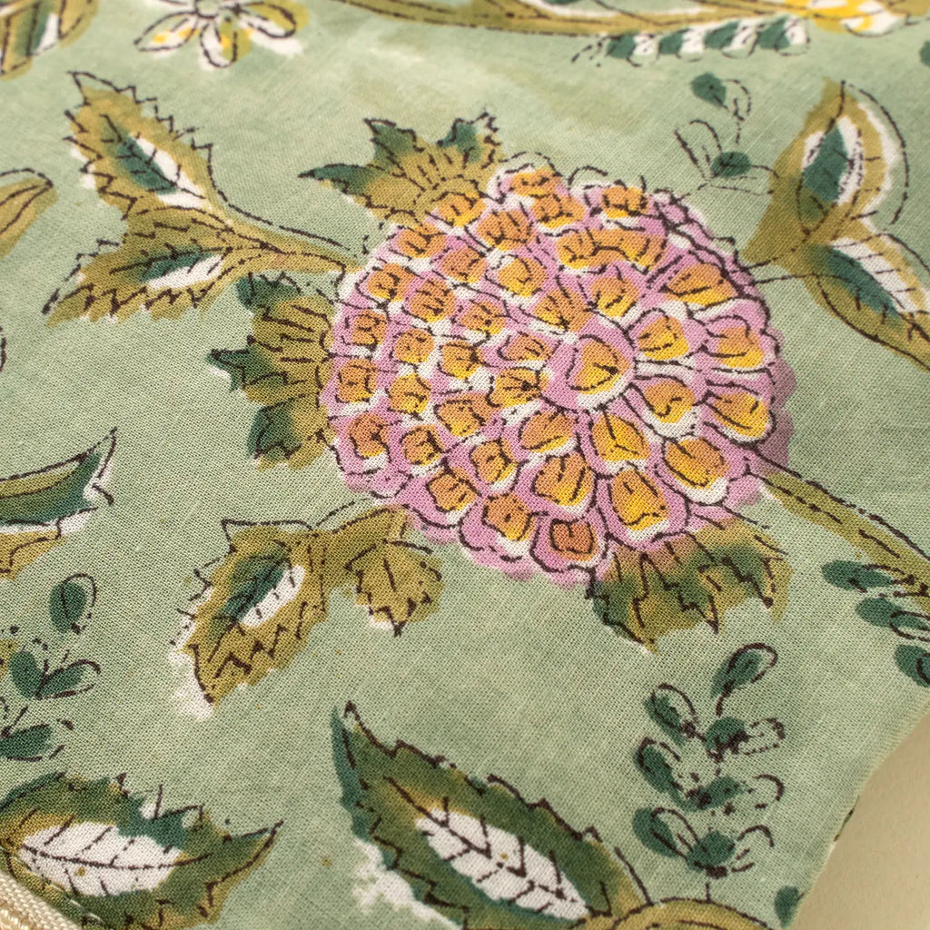 Block Print Pouch