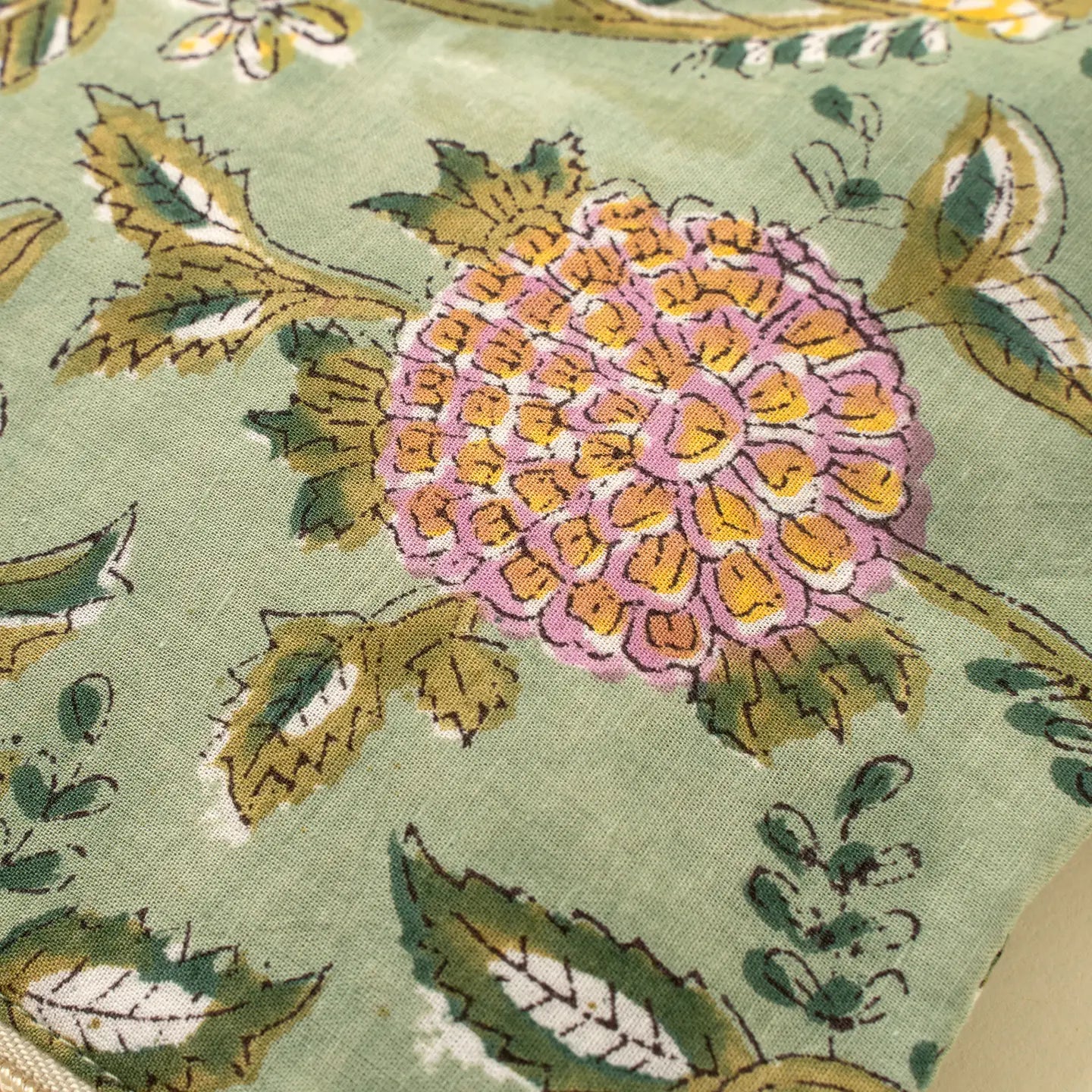 Block Print Pouch