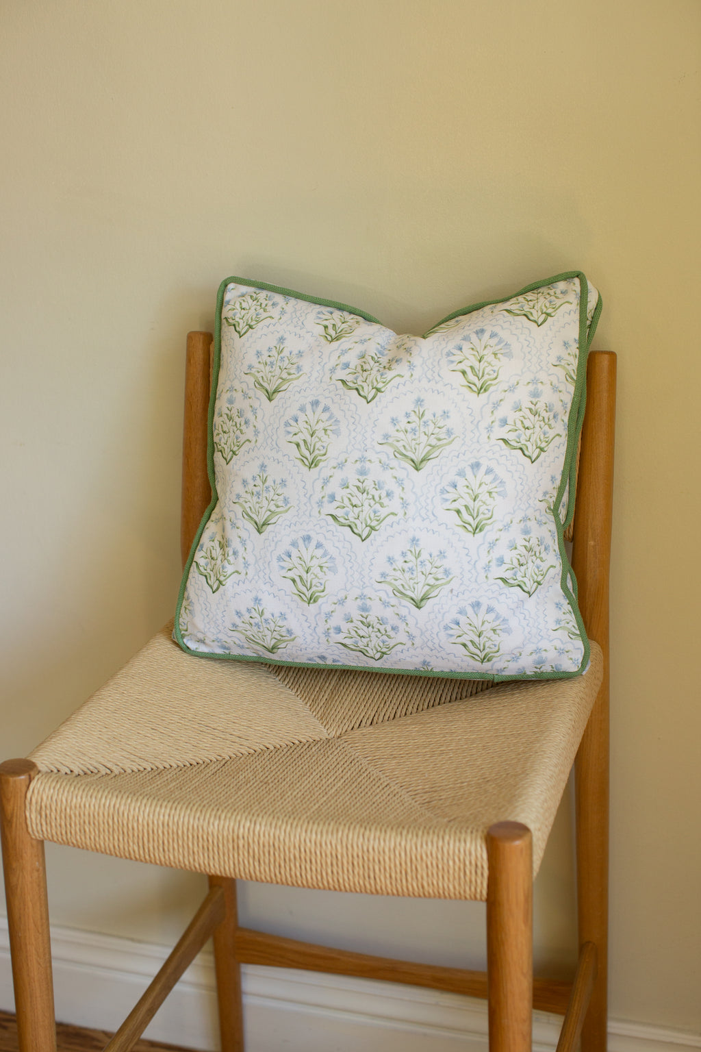 Cornflower Fabric Pillow