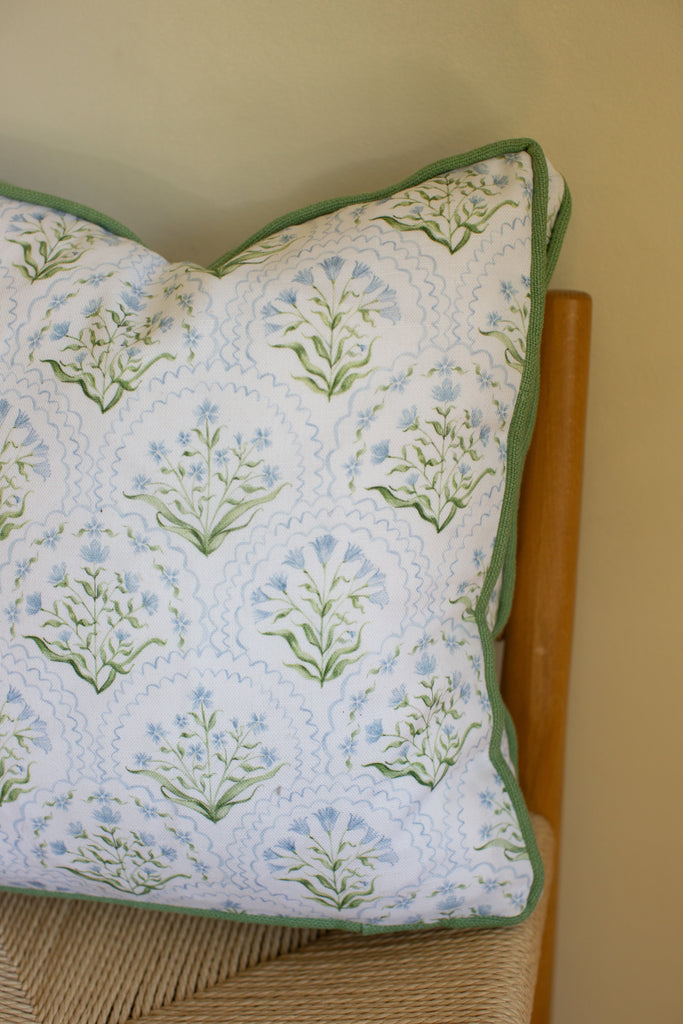 Cornflower Fabric Pillow